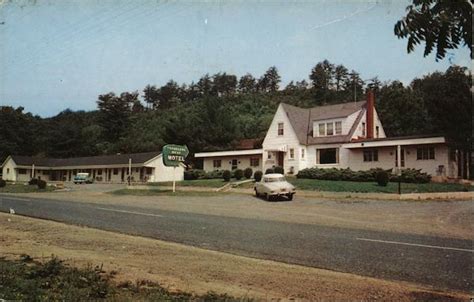 Travelers Rest Motel Breezewood Pa Postcard