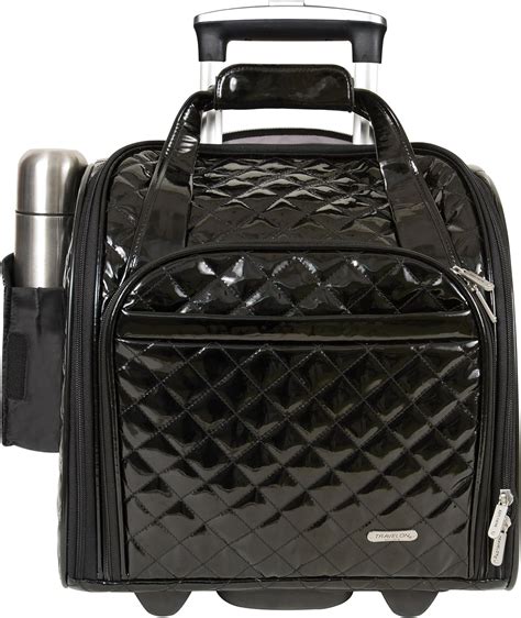 Travelon Luggage Wheeled Underseat Carry On With Back Up Bag In Quilted