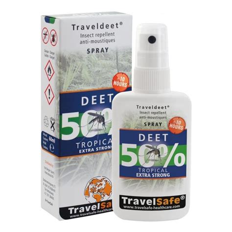 Travelsafe Εντομοαπωθητικό Σπρευ Travel Deet 50% 60Ml