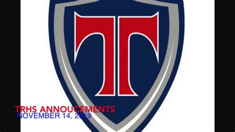 Trhs Announcements Thursday November 14 Youtube