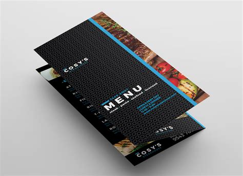 Trifold Restaurant Menu Template 260886 Brochures Design Bundles