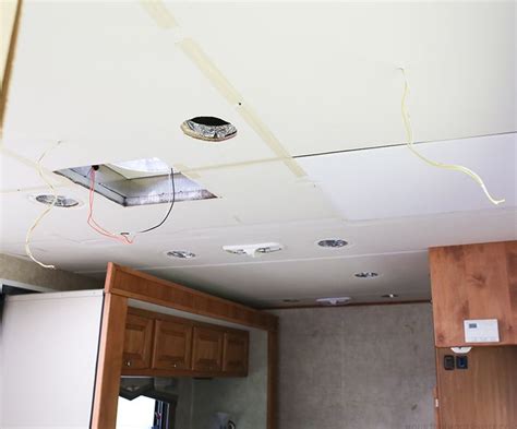 Trim Next to Ceiling in Travel Trailer Fix