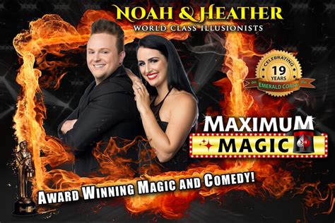 Tripadvisor The Maximum Magic Show Estrelado Por Noah E Heather Wells