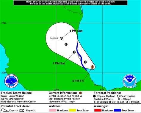 Tropical Storm Helene Forms In Southern Gulf Of Mexico No Threat To