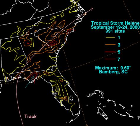 Tropical Storm Helene September 19 24 2000