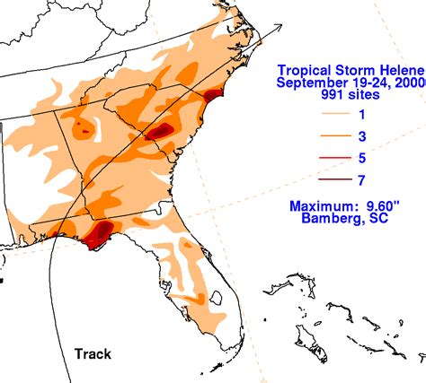 Tropical Storm Helene September 2000