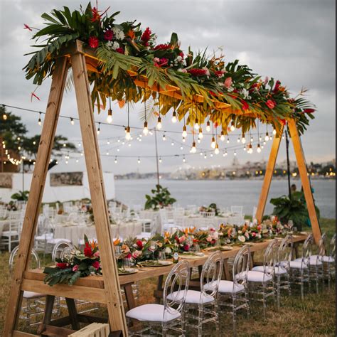 Tropical Wedding Theme Ideas Decorations Flowers Drevio Free And