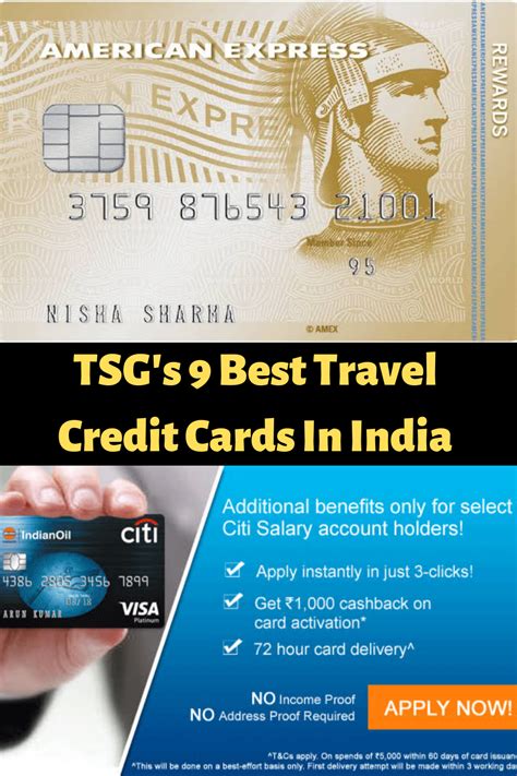 Tsg S 9 Best Travel Credit Cards In India 2021 Tsg