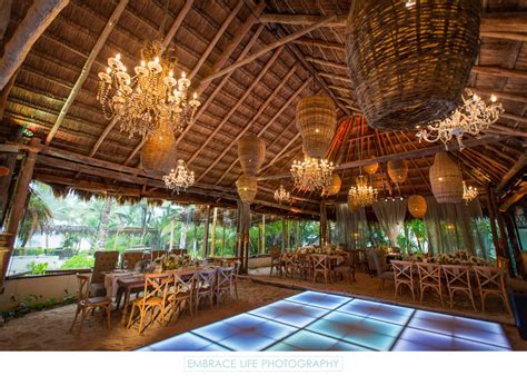 Tulum Mexico Destination Wedding Palapa Reception Wedding D Cor