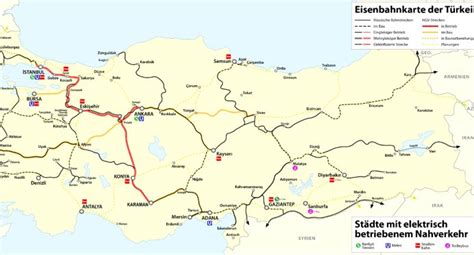 Turkish Railways Routes Fares Schedules