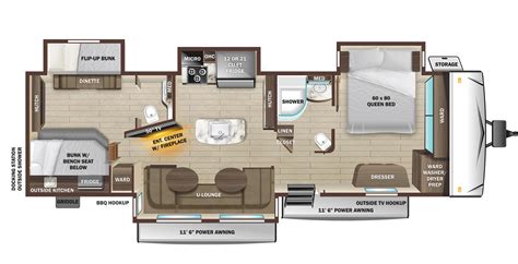 Two Bedroom Travel Trailer Floor Plans Www Resnooze Com