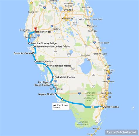 Two Days Road Trip From Miami To Tampa Florida West Coast Crazy Dutch Abroad