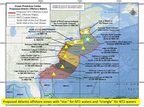 U S Offshore Marine Text Forecasts By Zone New England