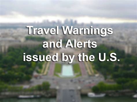 US Travel Warning Extended