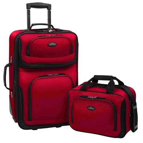 U S Traveler U S Traveler Rio 2 Piece Carry On Luggage Set