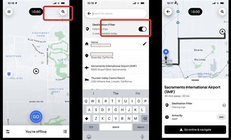 Uber Destination Filter Simplified