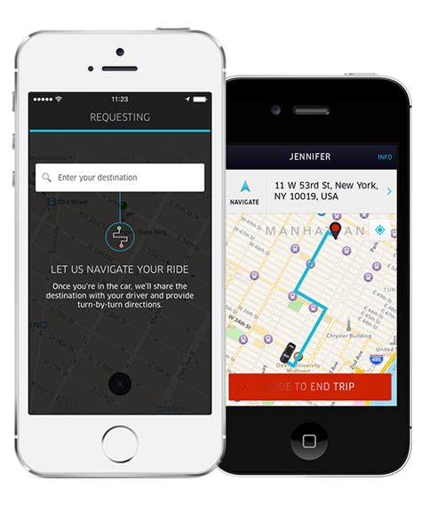 Uber Mobile Apps Gain Turn By Turn Navigation And Destination Entry