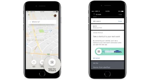 Uber Now Shows Upcoming Event Destinations With Calendar Shortcuts