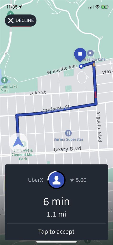 Uber Positioning Map