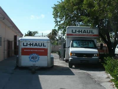 Uhaul Truck Trailer Rental Pak Mail Key West Florida