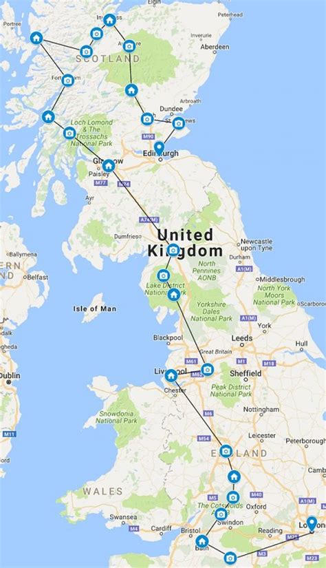 Uk Road Trip To England And Scotland Highlights Of Great Britain Driving Tour Trip Itinerary