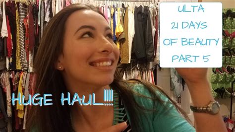 Ulta Haul 21 Days Of Beauty Part 5 Huge Destin Hogsed Youtube