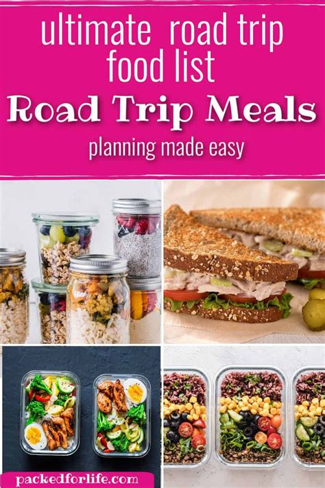 Ultimate Road Trip Food 105 Easy Road Trip Meals Snacks Ideas