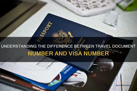 Understanding The Differences Between A Travel Document Number And Visa