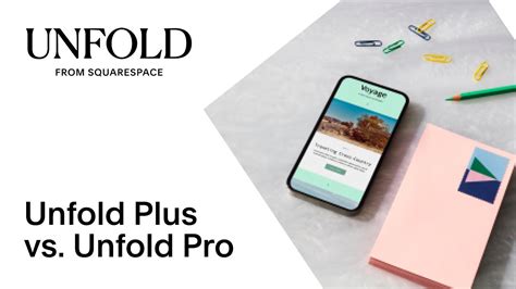 Unfold Plus Vs Unfold Pro Youtube