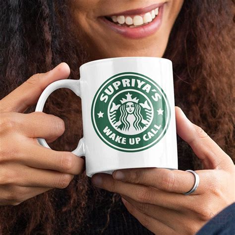 Uniquely Personalized Starbucks Coffee Mug Gift Lift