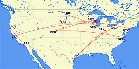 United Airlines Announced 8 New Domestic Routes Points With A Crew