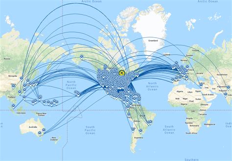 United Airlines Destinations Worldwide