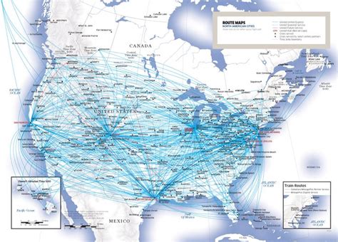 United Airlines Nonstop Flights Map