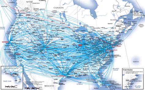 United Airlines Route Map 2022