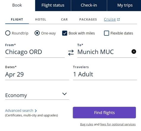 United Award Travel Guide