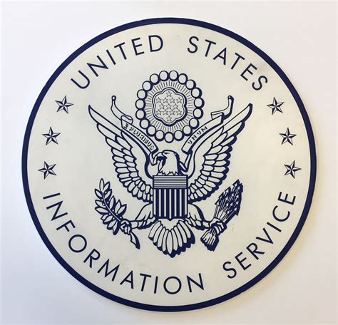 United States Information Service Seal The National Museum Of American Diplomacy