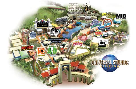 Universal Orlando Resort Park Maps Universal Studios Orlando Vacation