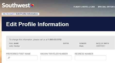 Update Your Airline Profiles With Your Known Traveler Number