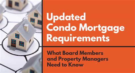 Updated Condo Mortgage Requirements What Board Members And Property Managers Need To Know The