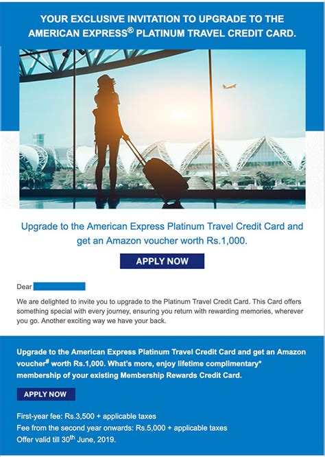 Upgrade To Amex Platinum Travel Credit Card Exclusive Offer Targeted