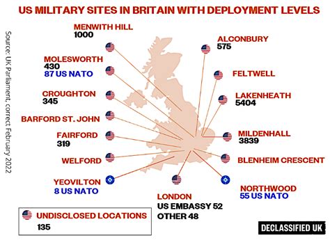 Us Air Force Deployment In Britain Is Third Largest In The World Global Researchglobal