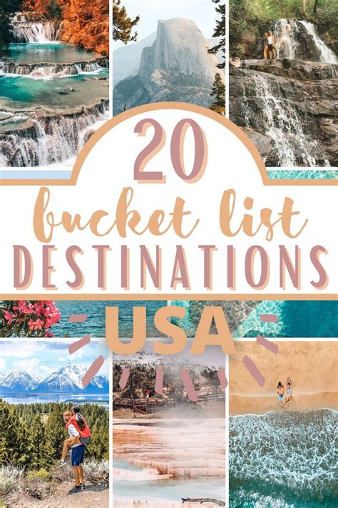 US Bucket List Travel Destinations