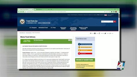 Us State Department Renews Travel Warnings On Mexico Youtube