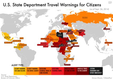 US State Travel Warnings