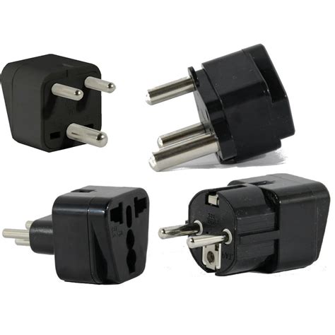 Us To South Africa Travel Adapter Plug For Universal Type M N D E C F Ac 4 Pack Walmart Com