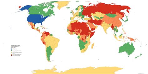 Us Travel Advisory Levels W Subdivisions R Armenia