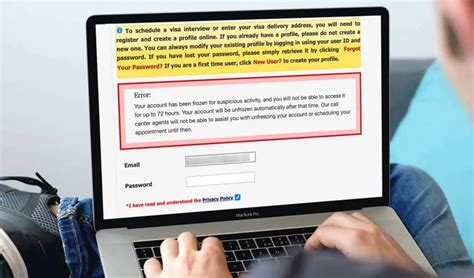 Us Visa Cgi Account Frozen For 72 Hours What Causes It And How To