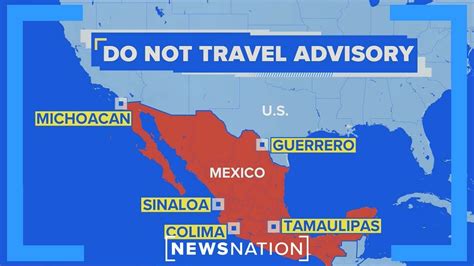 Us Warns Against Travel To Parts Of Mexico Due To Crime Rush Hour