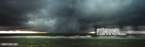 Usa Florida Destin Hurricane Over Gulf Coast High Res Stock Photo