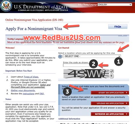 Usa Visa Application How To Apply For A Us Visa Ingfun